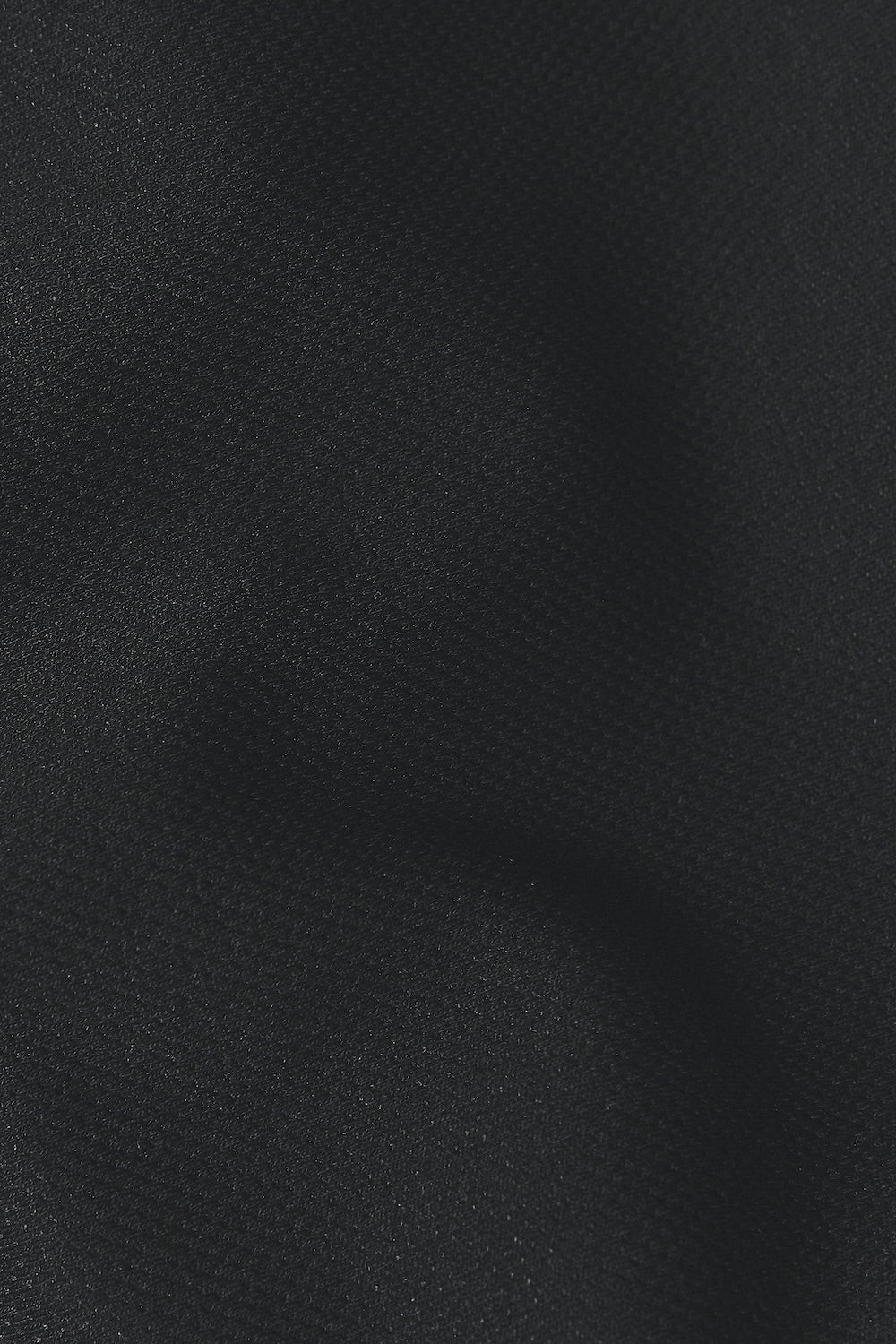 Zip Neck Polo Shirt in Black