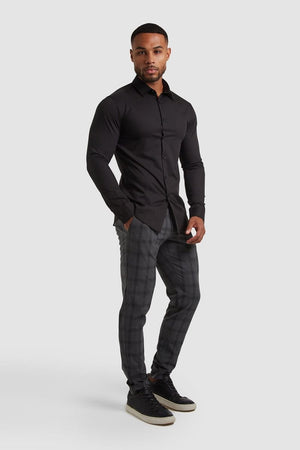 Bamboo Shirt in Black - TAILORED ATHLETE - ROW