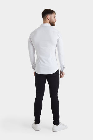 Bamboo Shirt in White - TAILORED ATHLETE - ROW