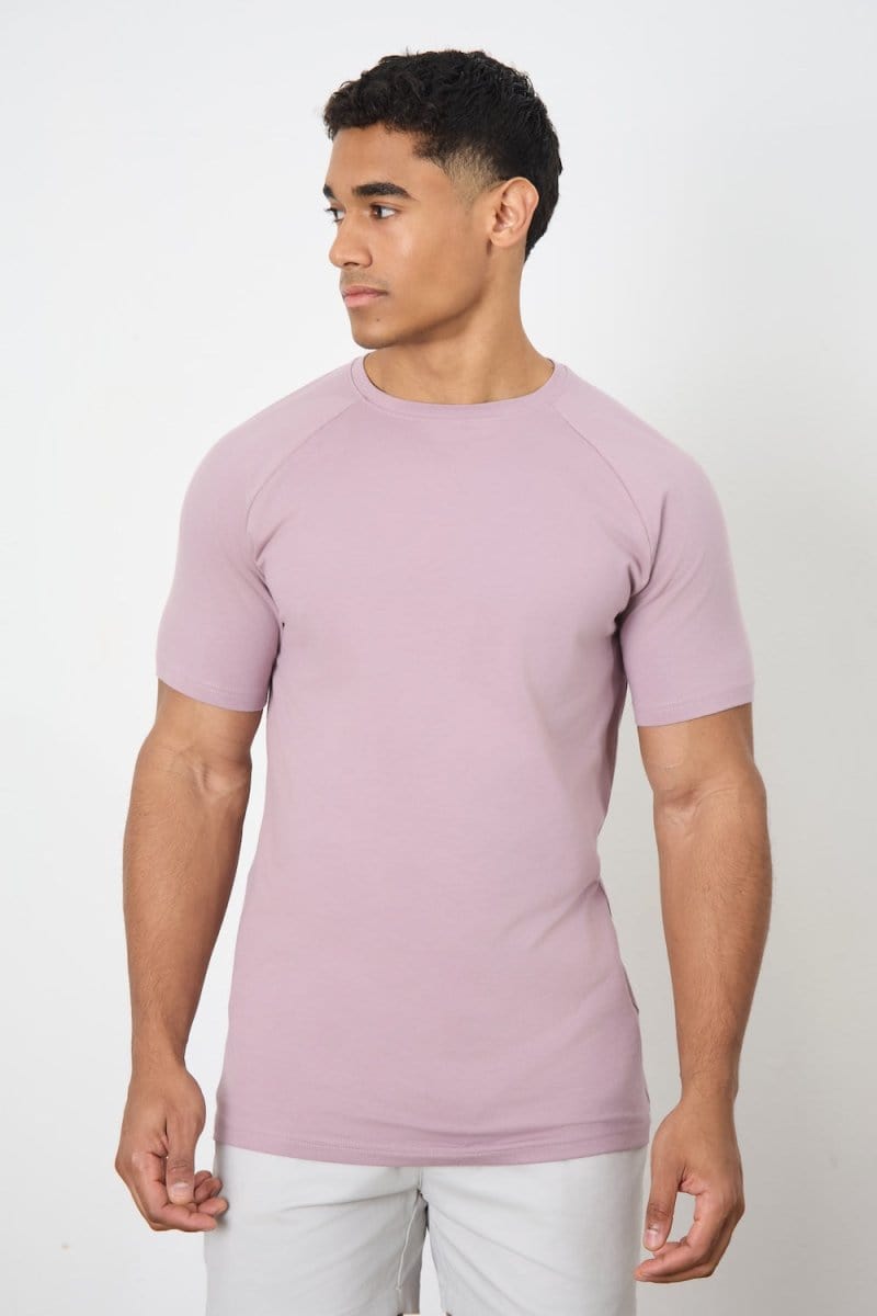 Muscle Fit T-Shirt in Dusty Lilac - TAILORED ATHLETE - ROW
