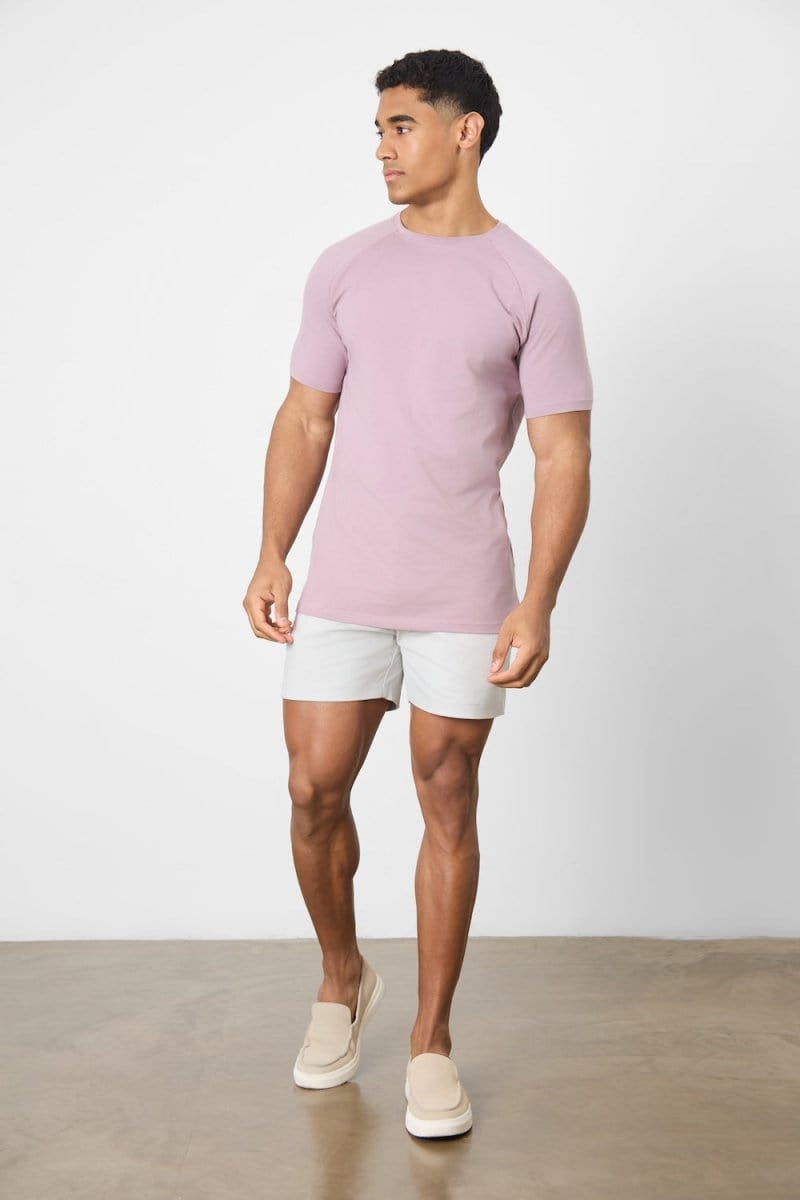 Muscle Fit T-Shirt in Dusty Lilac - TAILORED ATHLETE - ROW