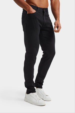 Muscle Fit Jeans in Black