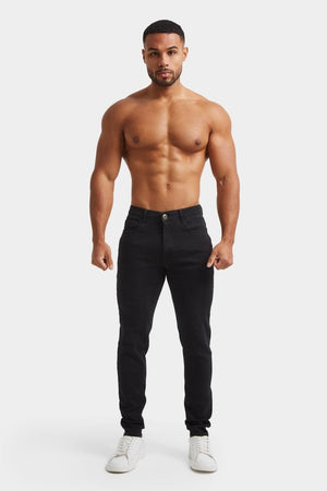 Muscle Fit Jeans in Black - TAILORED ATHLETE - ROW