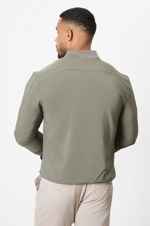 Light Weight Bomber Jacket in Khaki
