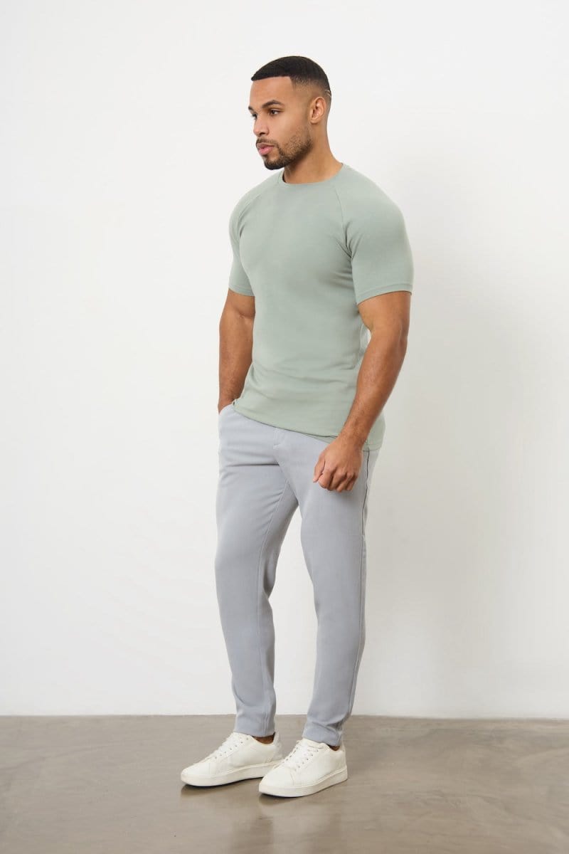 Muscle Fit T-Shirt in Sage - TAILORED ATHLETE - ROW