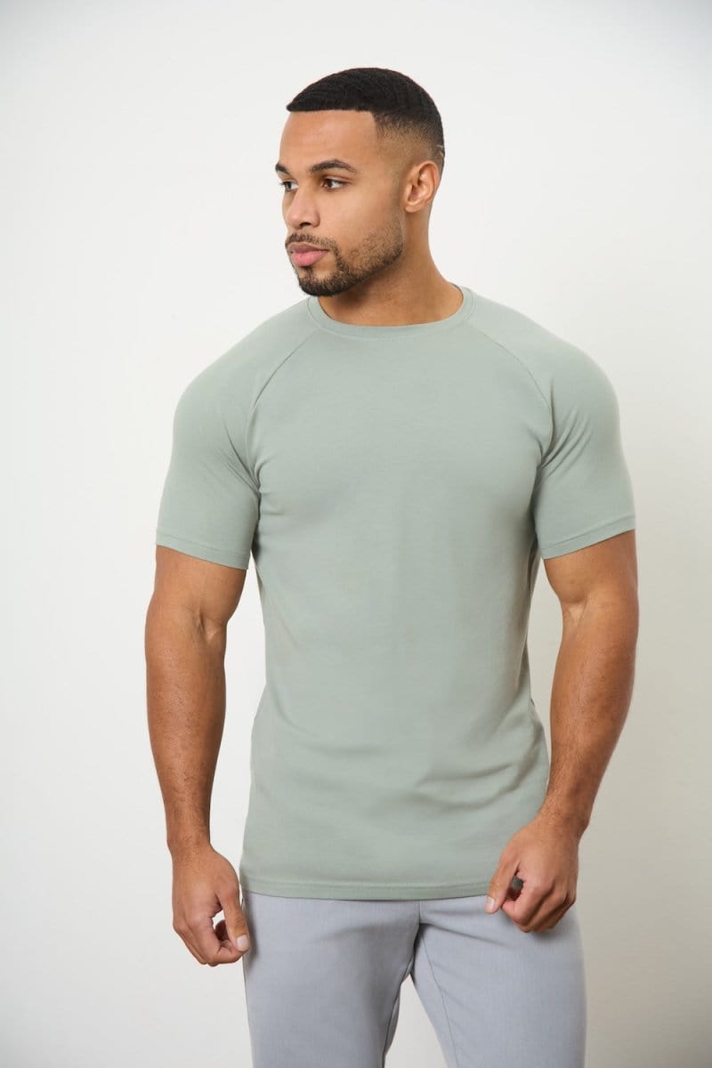 Muscle Fit T-Shirt in Sage - TAILORED ATHLETE - ROW