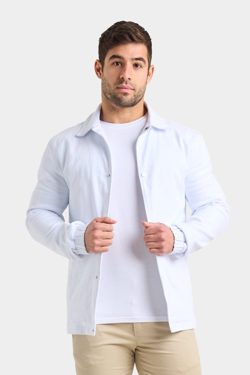 Summer Jacket in White - TAILORED ATHLETE - ROW