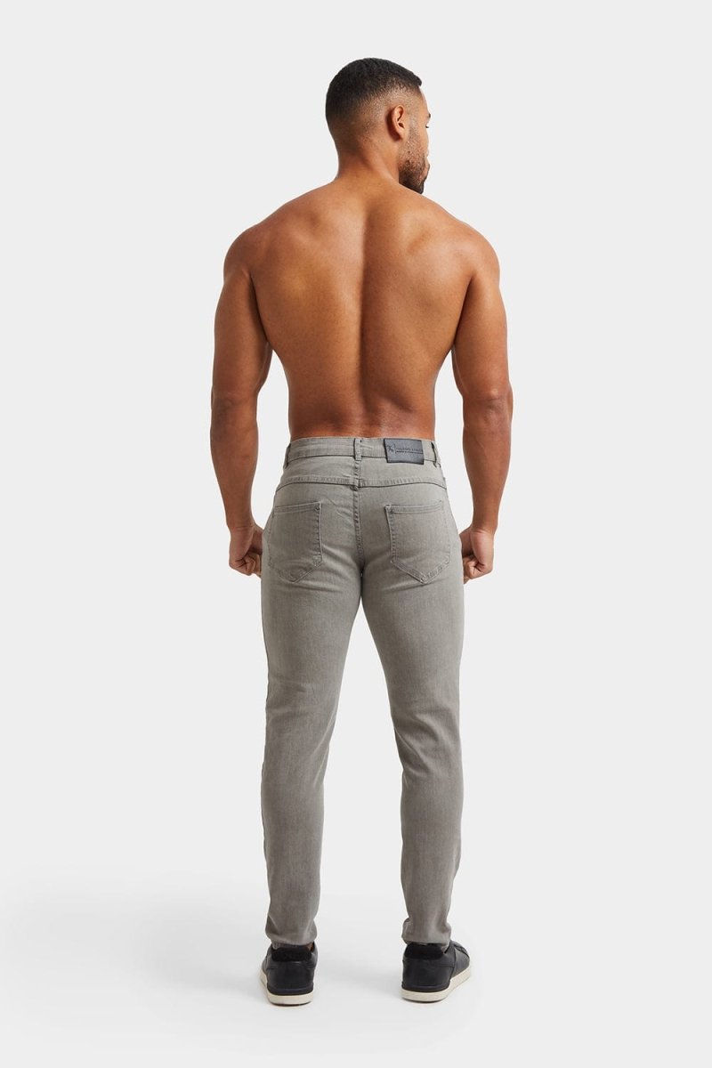 Muscle Fit Jeans in Light Grey - TAILORED ATHLETE - ROW