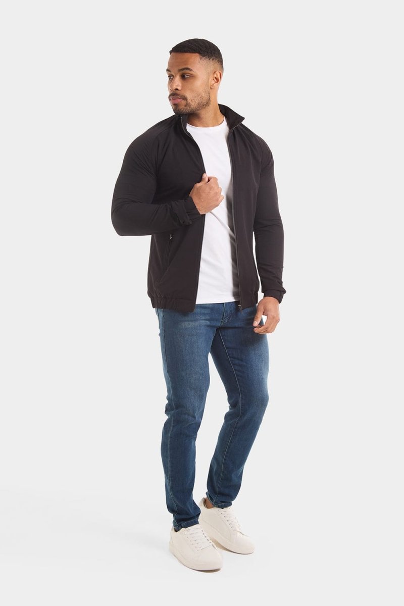 Harrington Jacket in Black - TAILORED ATHLETE - ROW