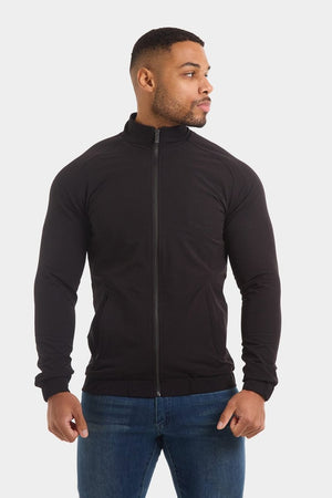 Harrington Jacket in Black - TAILORED ATHLETE - ROW