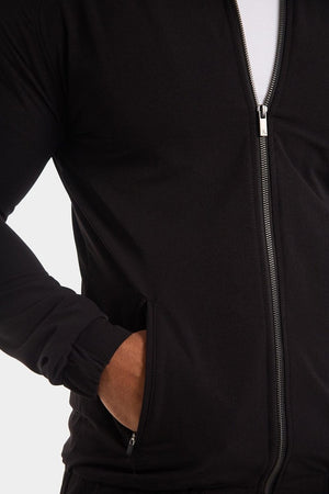 Harrington Jacket in Black - TAILORED ATHLETE - ROW