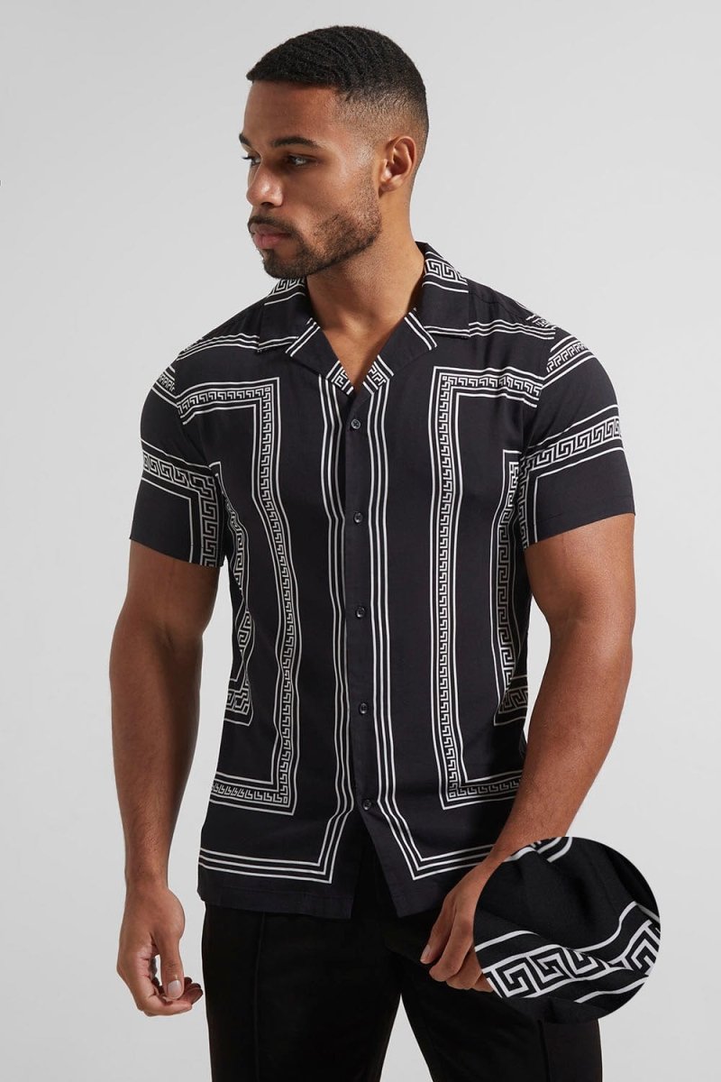 Havana Printed Shirt - TAILORED ATHLETE - ROW