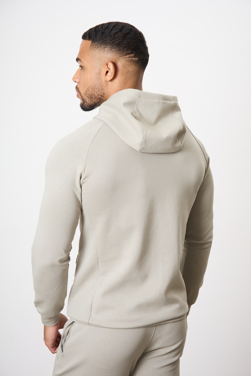 Interlock Hoodie Sweat in Smoky Sage