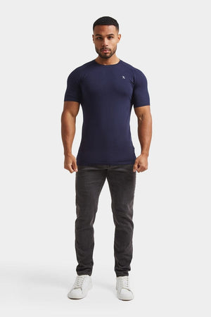 Premium Muscle Fit T-Shirt in True Navy - TAILORED ATHLETE - ROW