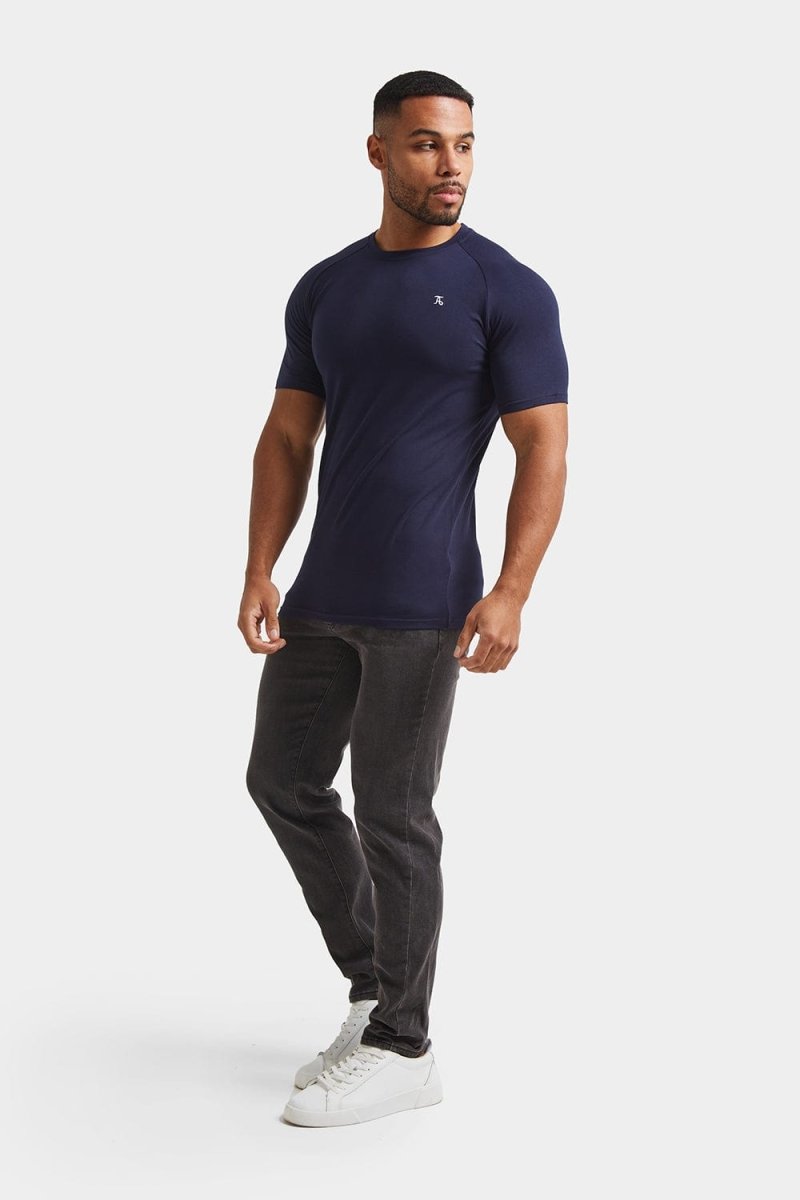 Premium Muscle Fit T-Shirt in True Navy - TAILORED ATHLETE - ROW