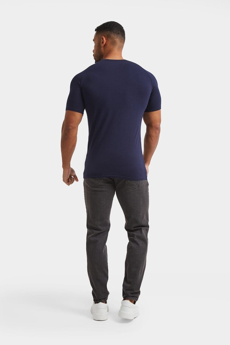 Premium Muscle Fit T-Shirt in True Navy - TAILORED ATHLETE - ROW