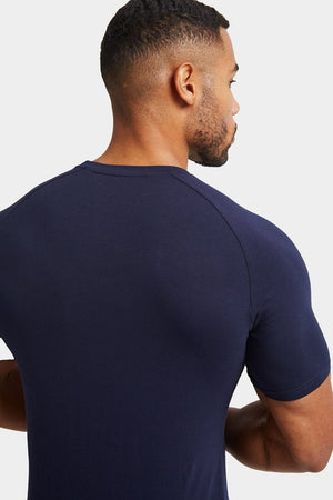 Premium Muscle Fit T-Shirt in True Navy - TAILORED ATHLETE - ROW