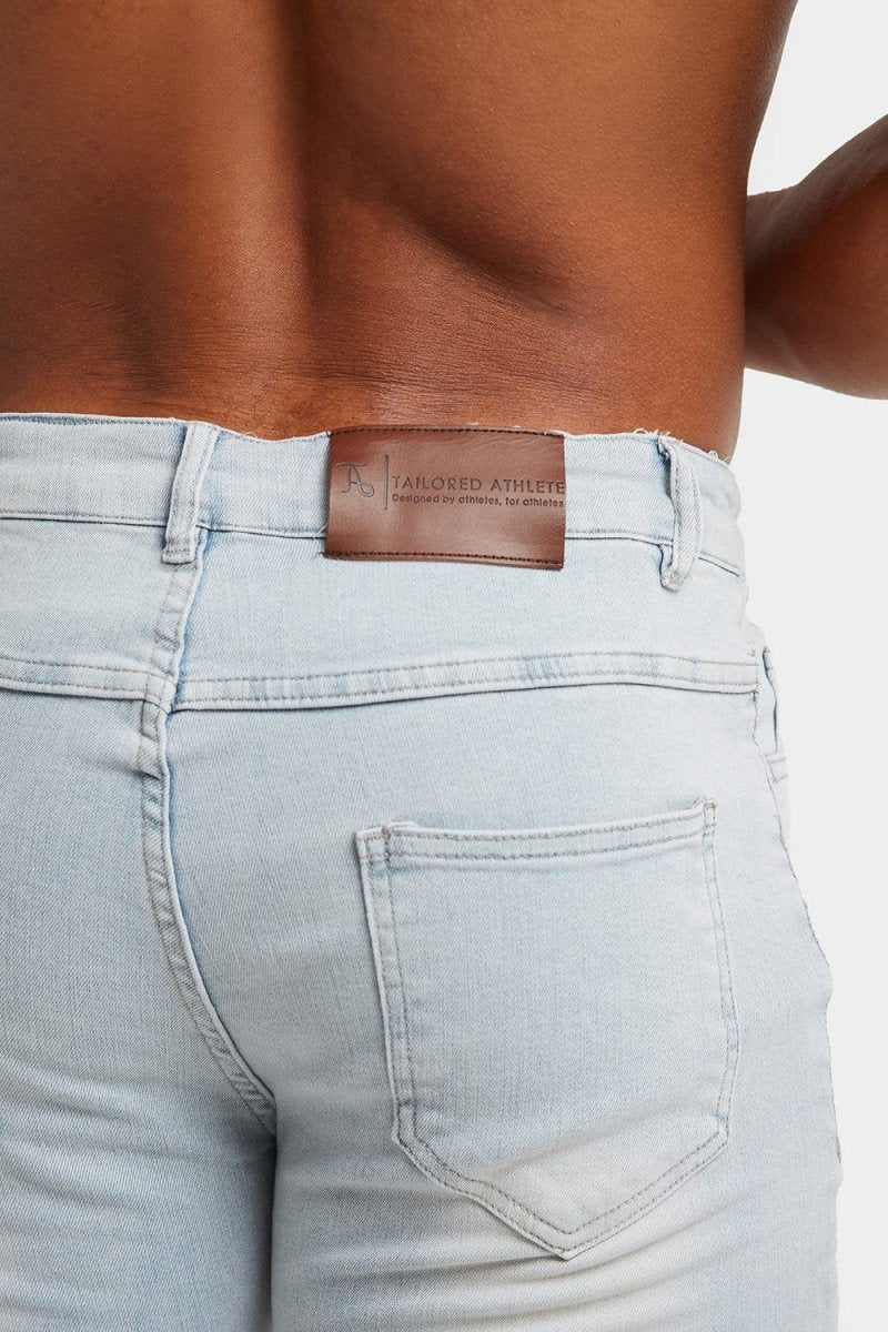 Muscle Fit Jeans in Sky Blue - TAILORED ATHLETE - ROW