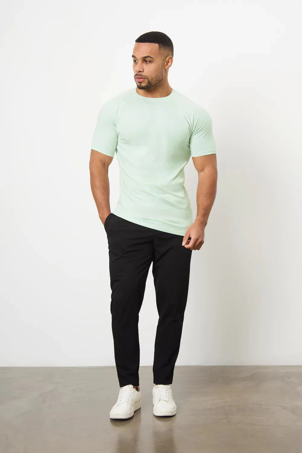 Muscle Fit T-Shirt in Mint