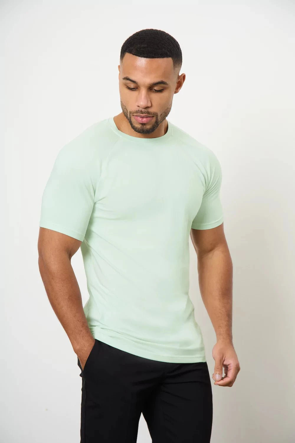Muscle Fit T-Shirt in Mint