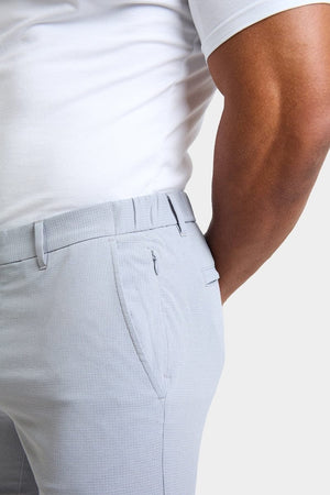 Performance Chino Trouser in Grey - TAILORED ATHLETE - ROW