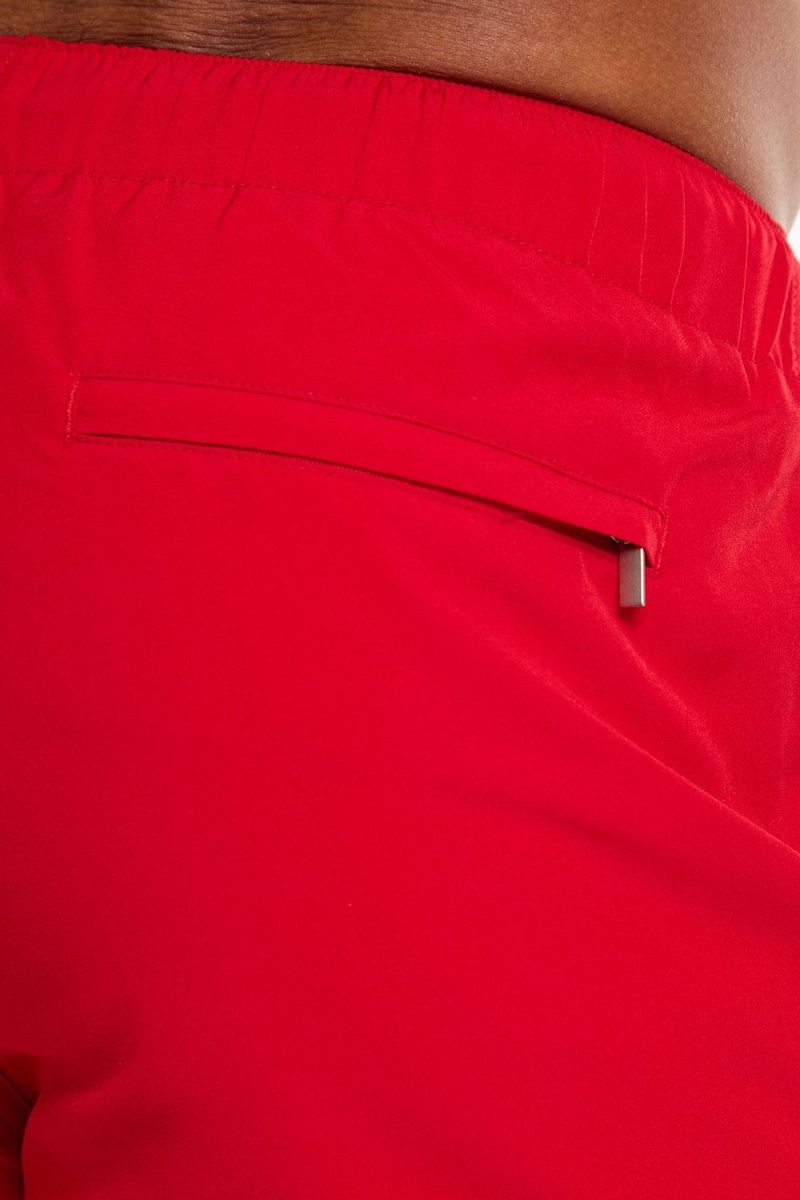 Plain Swim Shorts in Red - TAILORED ATHLETE - ROW