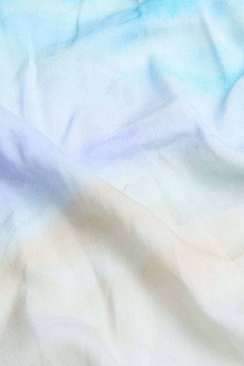 Printed Shirt in Light Blue Landscape - TAILORED ATHLETE - ROW