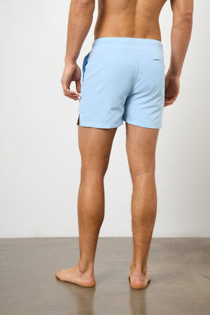 Plain Swim Short in Soft Blue - TAILORED ATHLETE - ROW
