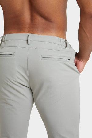 Everyday Tech Trousers in Soft Grey - TAILORED ATHLETE - ROW