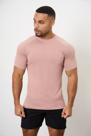5 Pack Essential Training Top in Mid Grey/ Sand/ Rose/ Wood Rose/ White - TAILORED ATHLETE - ROW