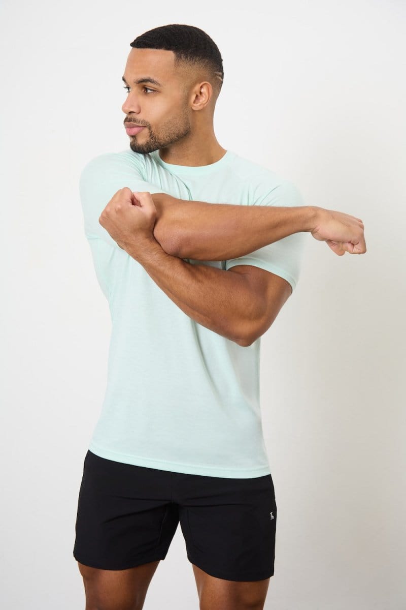 3 Pack Essential Training Top in Cobalt Blue/ Mint/ White - TAILORED ATHLETE - ROW
