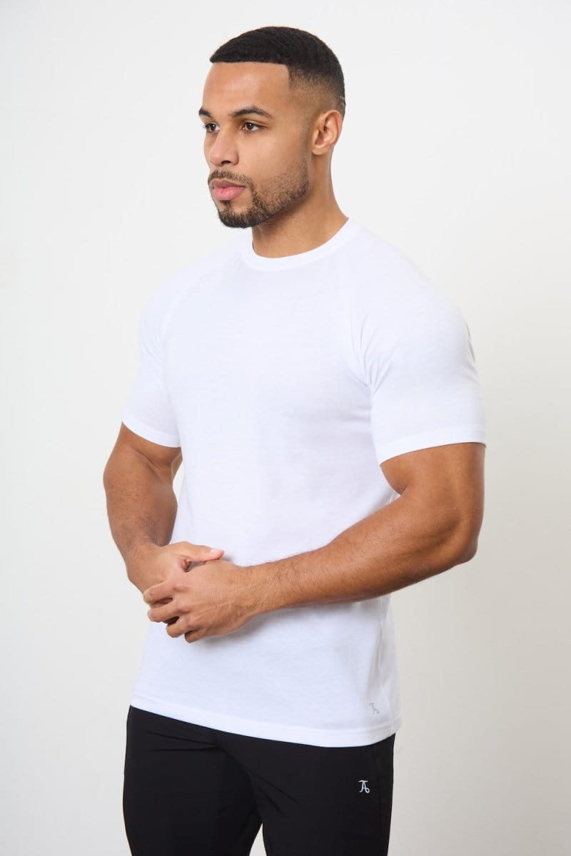 7 Pack Essential Training Top in Black/ Charcoal/ Sand/ Navy/ Slate Blue/ Khaki/ White - TAILORED ATHLETE - ROW