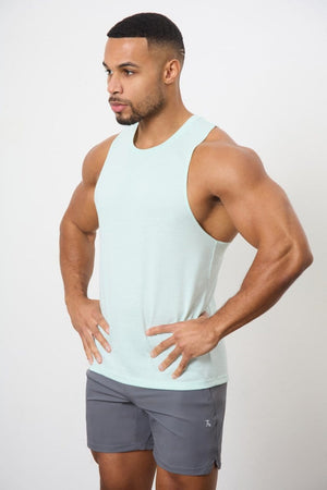 3 Pack Essential Training Vest in Cobalt Blue/ White/ Mint - TAILORED ATHLETE - ROW