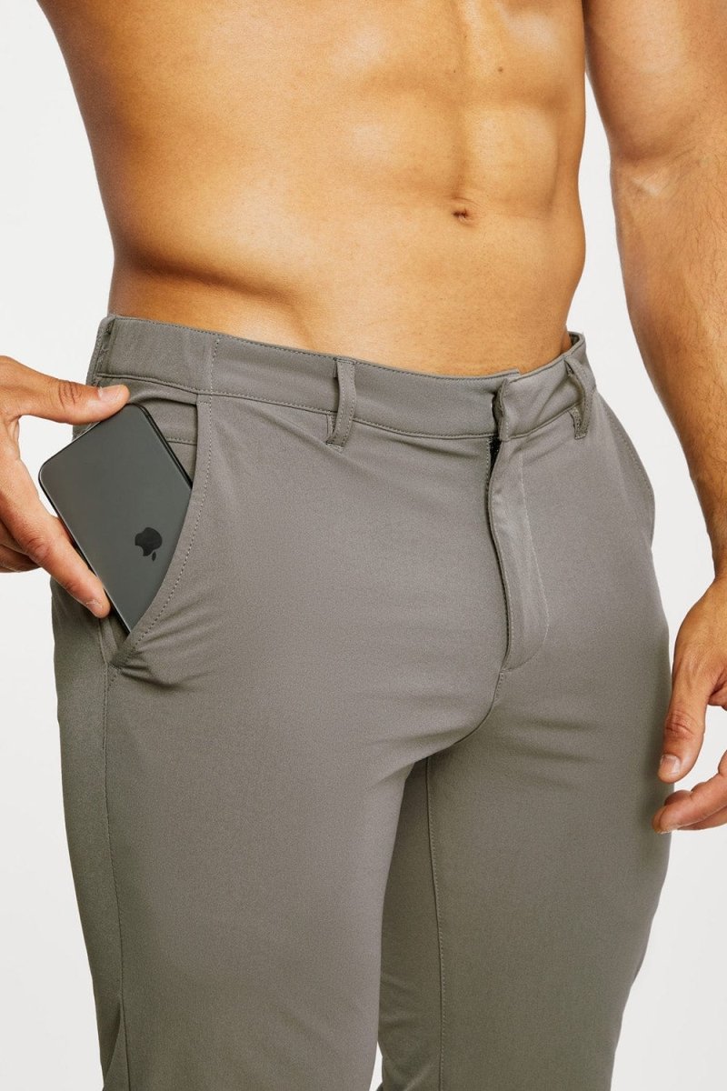 Everyday Tech Trousers in Olive - TAILORED ATHLETE - ROW