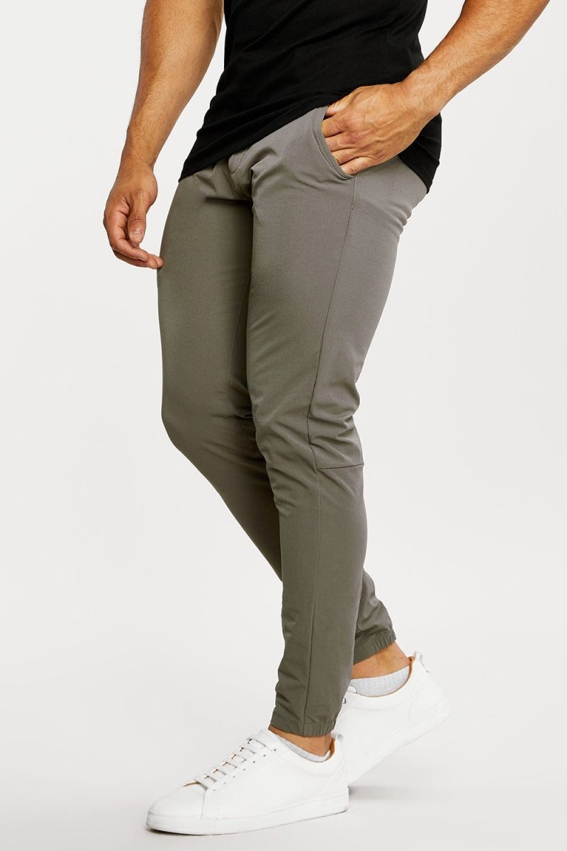 Everyday Tech Trousers in Olive - TAILORED ATHLETE - ROW